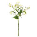 Umelý kvet Gloriosa, biely a