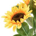 Floristik24 Umelá slnečnica v kvetináči hodvábna kvetinová letná dekorácia V28cm