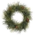 Floristik24 Veniec z umelých borovicových konárov so šiškami 60 cm