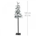 Floristik24 Umelý vianočný stromček zasnežená dekorácia 120cm