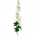 Floristik24 Umelý larkspur biely Delphinium umelé hodvábne kvety 98 cm