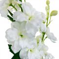 Floristik24 Umelý larkspur biely Delphinium umelé hodvábne kvety 98 cm