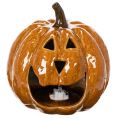 Halloweenská LED dekorácia s tekvicou 15 cm | Floristik24.sk