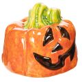 Floristik24 Dekoratívna keramická figúrka tekvice na jeseň a Halloween, 8 cm