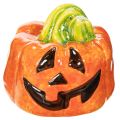 Dekoratívna keramická figúrka tekvice na jeseň a Halloween, 8 cm | Floristik24.sk