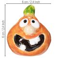 Dekoratívna figúrka tekvice ako zábavná jesenná dekorácia, 6 cm, 2 kusy | Floristik24.sk