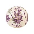 Floristik24 Keramická guľa malá levanduľová keramická dekorácia fialová krémová Ø9,5cm