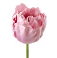 Floristik24 Umelé tulipány staroružové plnené 84cm - 85cm 3ks