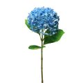 Floristik24 Umelé kvety dekorácia hortenzia umelá modrá 69cm
