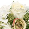 Floristik24 Umelé kvety deko kytica ruže ranunculus hortenzia V23cm