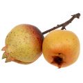 Floristik24 Umelé ovocné granátové jablko so semienkami Ø6cm - Ø7cm L18cm