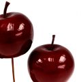 Floristik24 Umelé ovocie jablko maľované červenou farbou Ø5,5cm 12ks