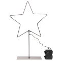 LED hviezda s priehradkou na batérie na stojane na parapet a stôl 46 cm | Floristik24.sk