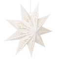 Floristik24 Vianočná hviezda LED dekorácia na zavesenie, teplá biela, do interiéru, 38 cm