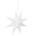 Floristik24 LED závesná hviezda s časovačom, teplá biela, vonkajšia, 38 cm