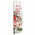 Floristik24 LED nástenná maľba Santa Claus &quot;Veselé Vianoce&quot; 21×60cm Na batériu