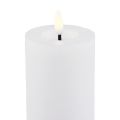 Floristik24 LED sviečka s časovačom pohyblivý plameň sviečky z pravého vosku 19cm