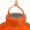 Lampion LED so solárnym 20cm oranžovým | Floristik24.sk
