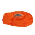 Lampion LED so solárnym 20cm oranžovým | Floristik24.sk