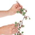 Girlanda z umelého smrekovca so šiškami a ihličkami, 120 cm | Floristik24.sk