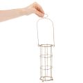 Záhradný lampáš, kovové veterné svietidlo Ø8,5 cm V23/18,5/14,5 cm, 3-dielna sada | Floristik24.sk