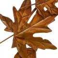 Floristik24 Listový veniec patina, kovová dekorácia, veniec, jesenná dekorácia, pamätné kvety Ø29cm