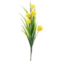 Floristik24 Umelé kvety guľa kvet allium okrasná cibuľa umelá žltá 45cm