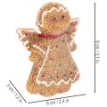 Dekoratívna figúrka umelého perníkového mužíka, 8 cm, 3 kusy | Floristik24.sk