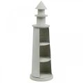 Floristik24 Lighthouse Shabby Chic Cream Maritime Deco Ø13cm H41,5cm