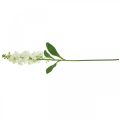 Floristik24 Levkoje Biely umelý kvet Umelý stonkový kvet 78cm