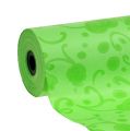 Floristik24 Manžetový papier zelený so vzorom 25cm 100m