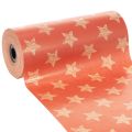 Floristik24 Papier na manžety s hviezdičkami, rolka na kvetinárske potreby, 25 cm x 100 m