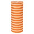 Papier na manžety v rolke, oranžovo pruhovaný, 25 cm x 100 m | Floristik24.sk