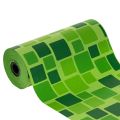 Floristik24 Manžetový papier na kvetinové kytice s mozaikovým vzorom, 25 cm x 100 m