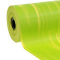 Floristik24 Manžetový papier prúžkovaný máj zelený, žltý 25cm 100m