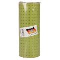 Floristik24 Manžetový papier hodvábny papier machové zelené bodky 25cm 100m