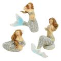 Floristik24 Deco figúrka morská panna modrá 6cm - 9,5cm 3ks
