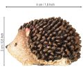 Mini figúrky ježka jesenné ručne maľované 4×2,5×2 cm 6 kusov | Floristik24.sk
