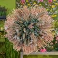 Floristik24 Mini palmový oštep, suché kvety, adventná dekorácia, pamätné dni prírodné D33–34cm Š7–9cm 4ks