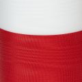 Moaré veniec, smútočná stuha bielo-červená, ozdobná stuha 150 mm, pamätná stuha smútočná ľalia, acetátový taft 25 m | Floristik24.sk