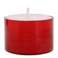 Floristik24 Colorlights čajové sviečky červené 40ks