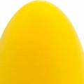 Floristik24 Veľkonočné vajíčko vločkované Žlté V25 cm Deko vajíčka Veľkonočná dekorácia
