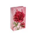 Floristik24 Papierová taška dahlia 12cm x19cm ružová