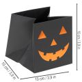Papierové vrecko na kvetináč s tekvicovou tvárou Halloween dekorácia 10 cm 6 ks | Floristik24.sk