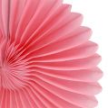 Floristik24 Párty dekorácia voštinový papierový kvet ružový Ø20cm 3ks
