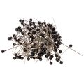 Floristik24 Kvetinské špendlíky s čiernymi perleťovými hlavičkami, Ø4mm, 40mm, 150 kusov