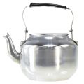 Floristik24 Kvetináč kovový dekoratívny džbán na vodu strieborný vintage Ø15cm