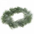 Floristik24 Vianočný veniec umelé konáre borovice zasnežené Ø30cm