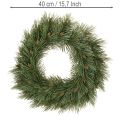 Umelý veniec z borovicových konárov s malými šiškami, 40 cm | Floristik24.sk