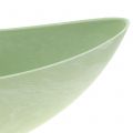Floristik24 Deco miska miska na rastliny pastelovo zelená 34cm x 11cm V11cm